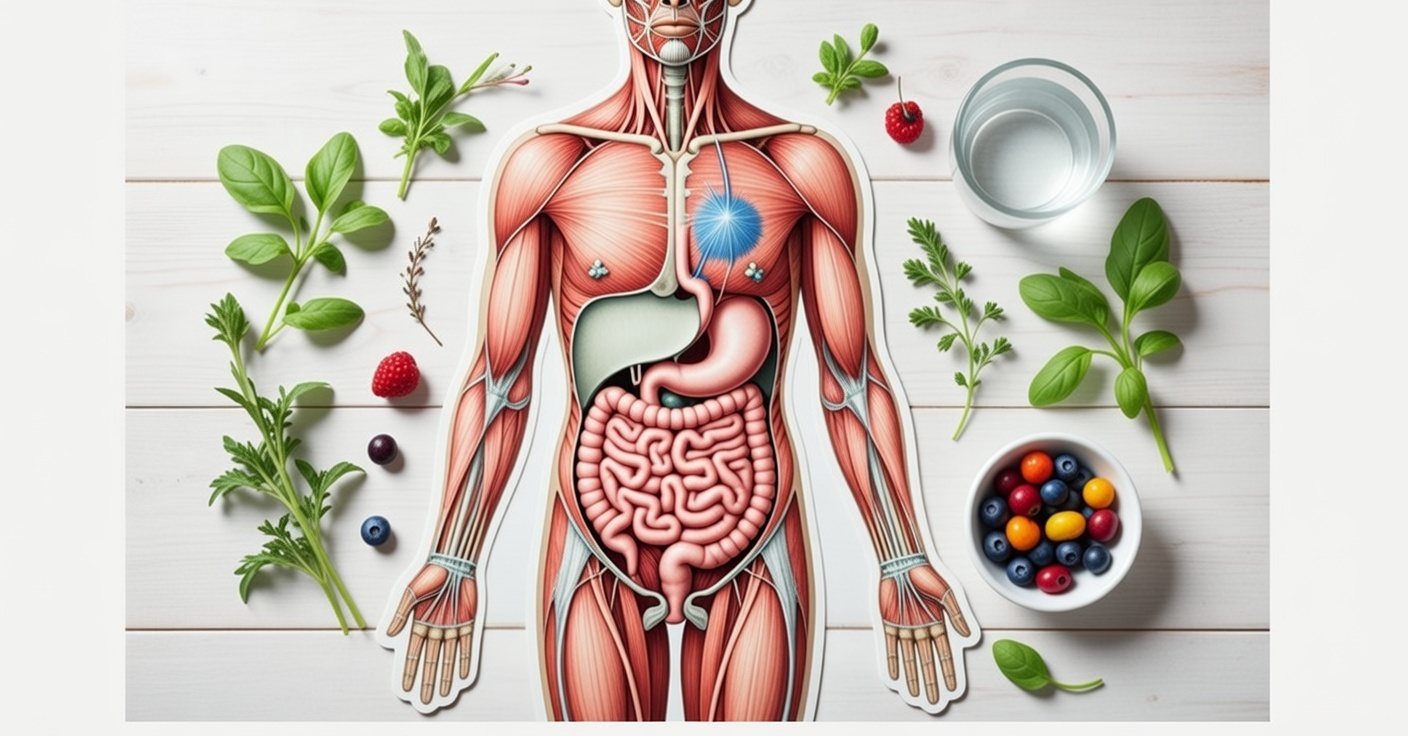 Illustration of the body's interconnected systems